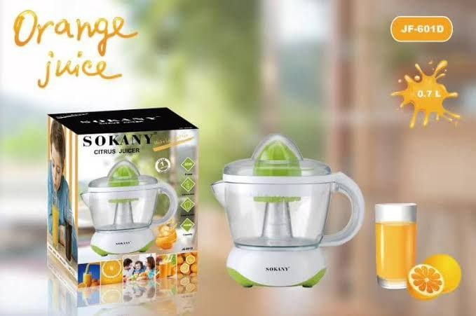 عصارة برتقال سوكاني كهربائية - 700 مللي - 45 وات - JE-601D
