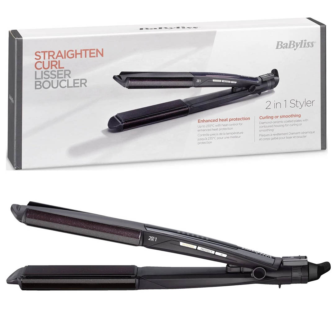 ST330E مكواة فرد الشعر - اسود