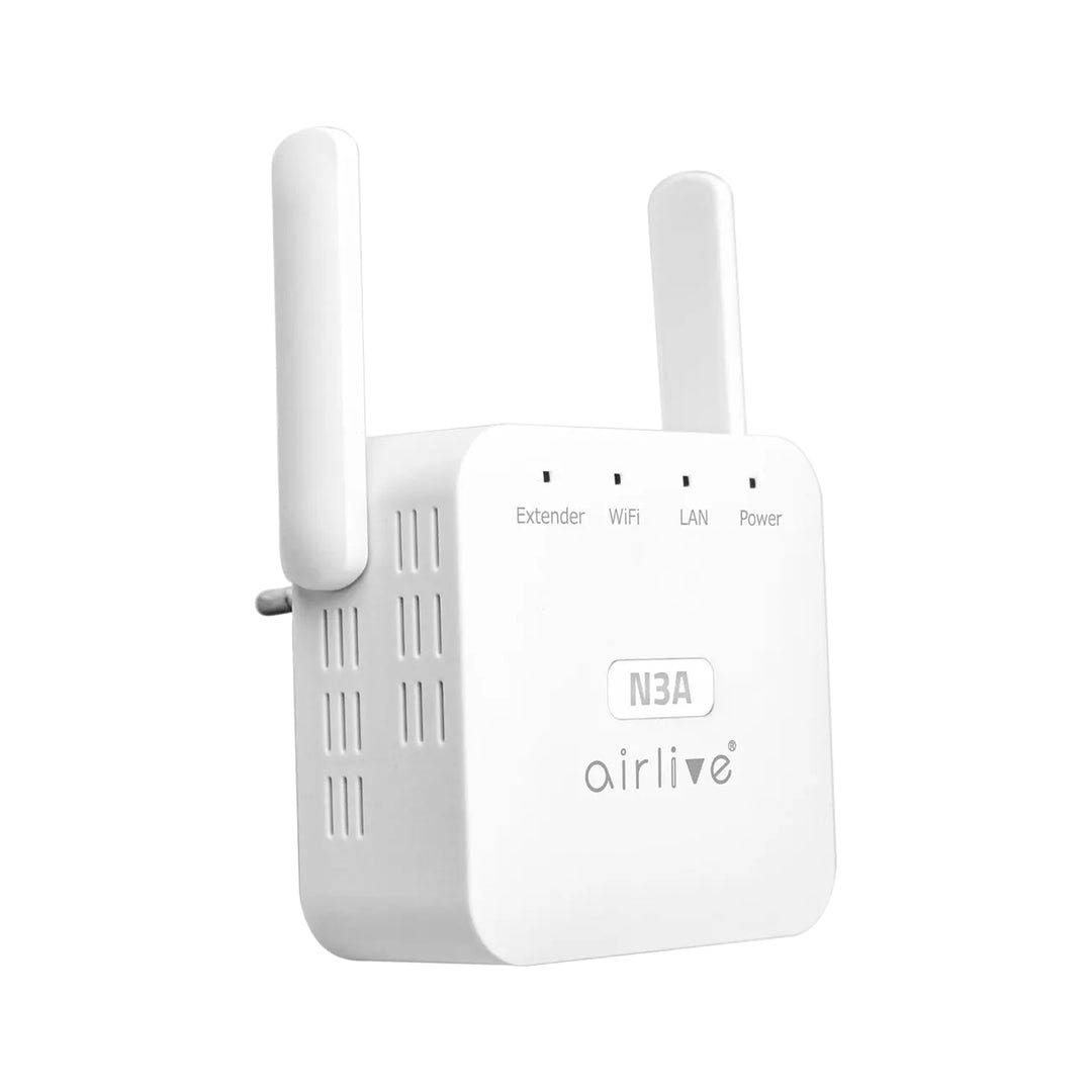 N3A موسع نطاق الواي فاي بسرعة 300 ميجا بايت/ الثانية - أبيض