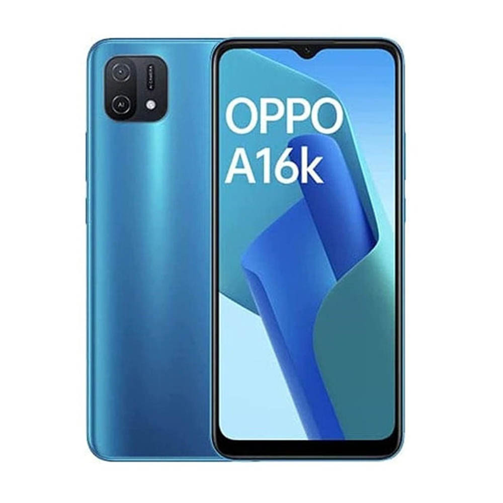 اوبو A16K موبايل - 64/4 جيجا - شريحتين - 4G - أزرق