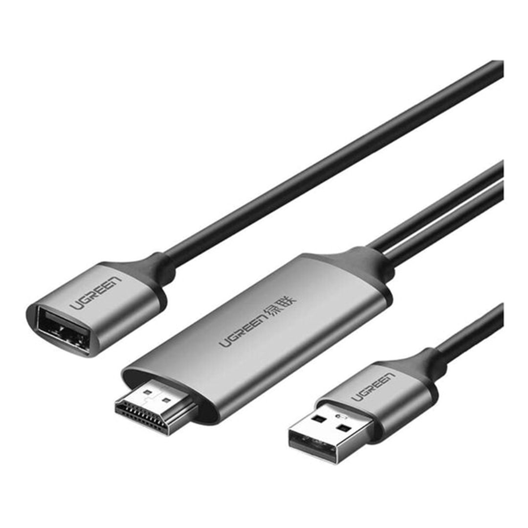 محول صوت وصورة ديجيتال Usb/Hdmi/Usb-A - رمادي