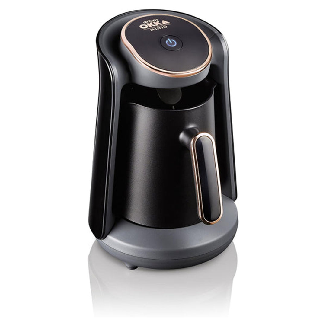 OK004-N ماكينة تحضيرالقهوة التركية - أسود/نحاسي