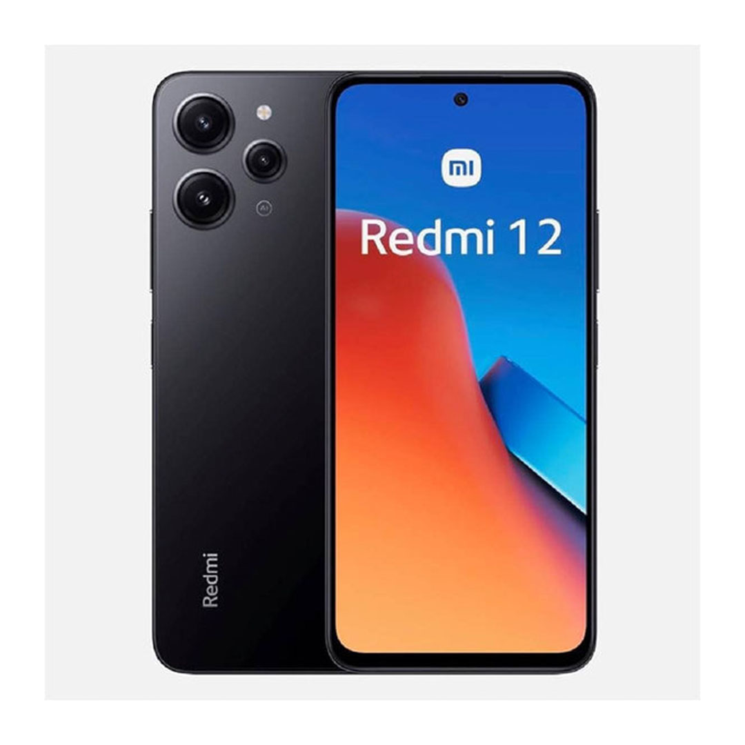 شاومي ريدمي 12 - 8/128 جيجا - شريحتين - 4G - أسود