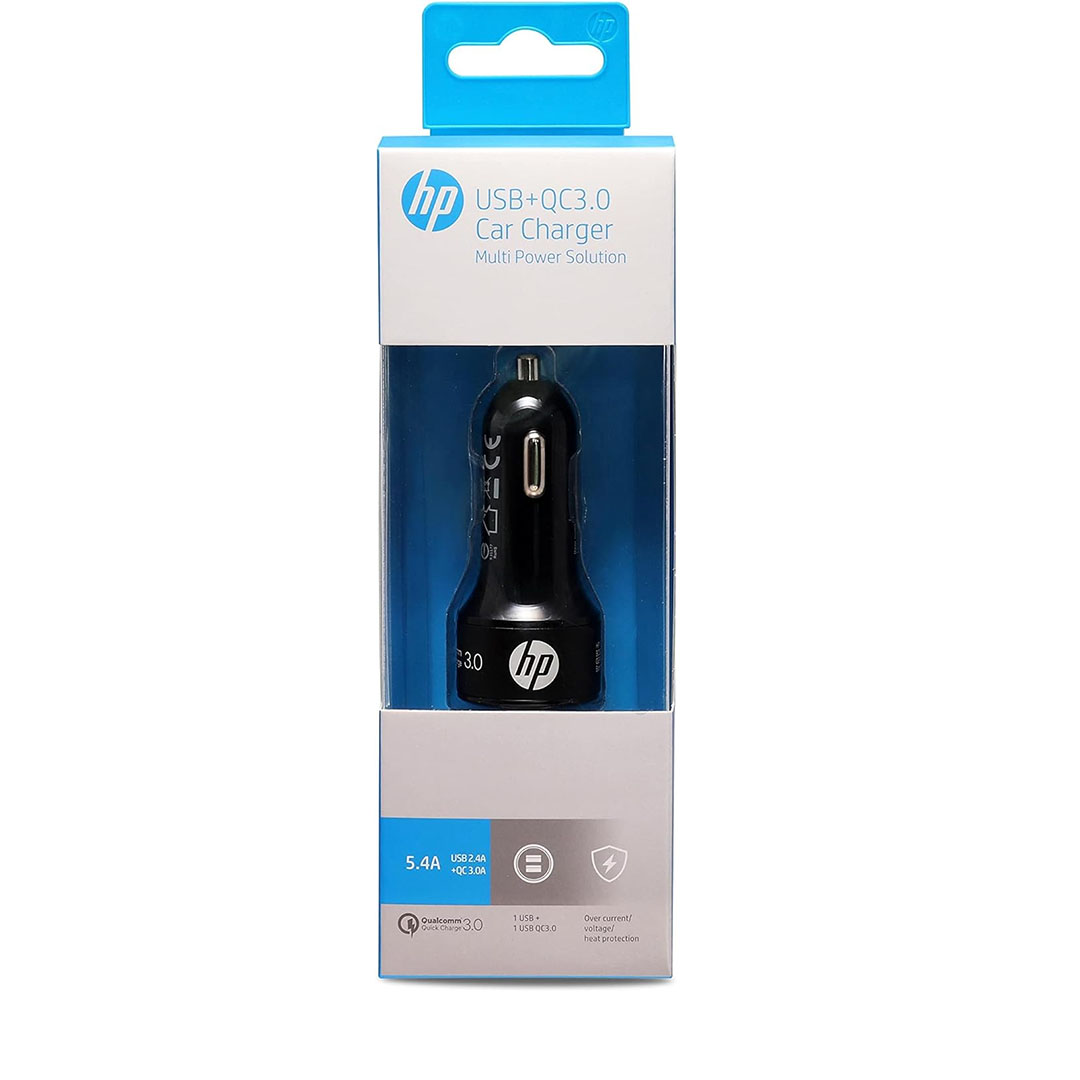 55748 شاحن عربية - 2 مخرج - USB - أسود