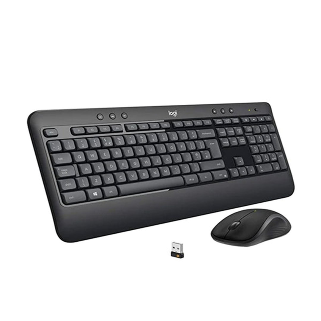 MK540 لوحة مفاتيح وماوس لاسلكي - أسود