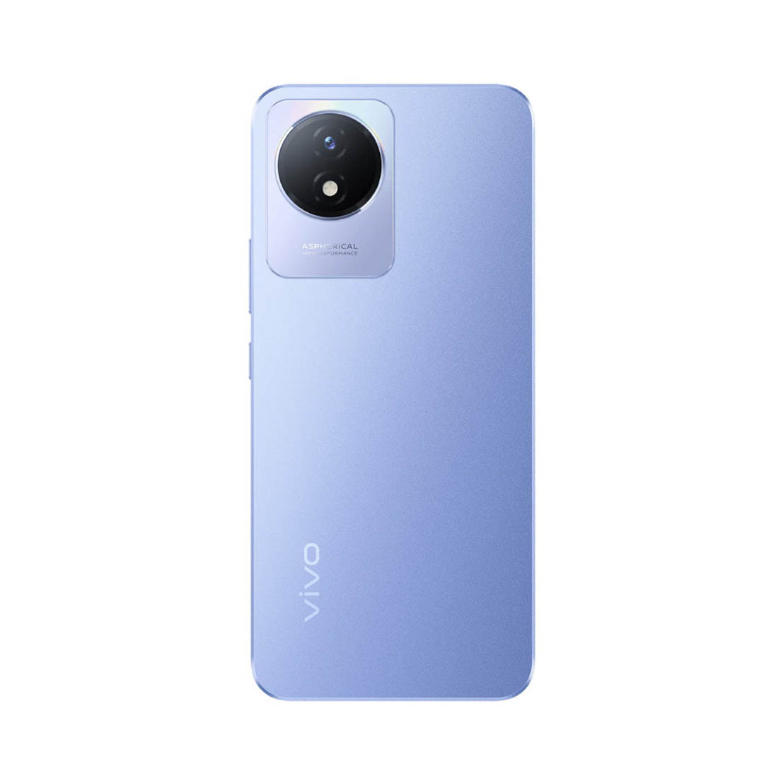 فيفو Y02 موبايل - 32/2 جيجا - شريحتين - 4G - لبني