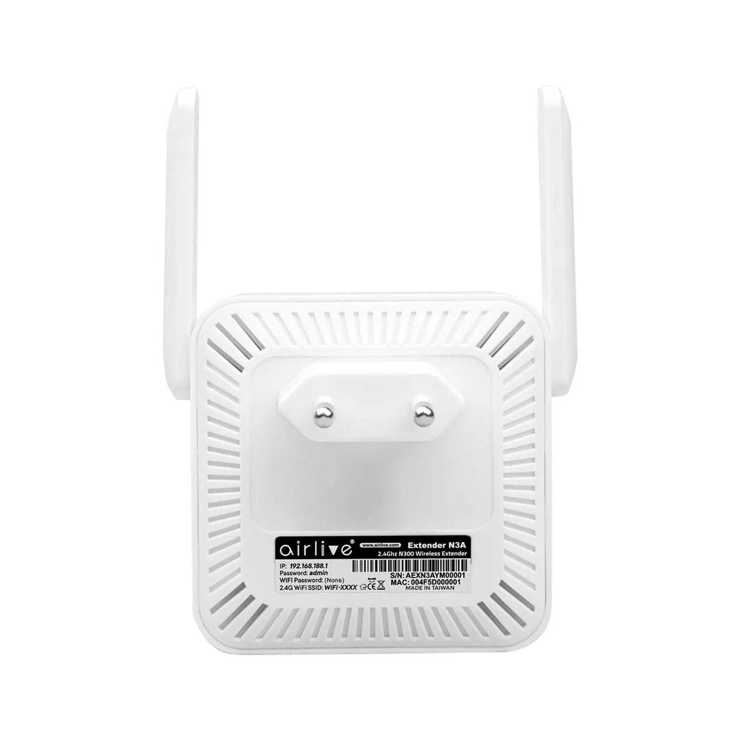 N3A موسع نطاق الواي فاي بسرعة 300 ميجا بايت/ الثانية - أبيض