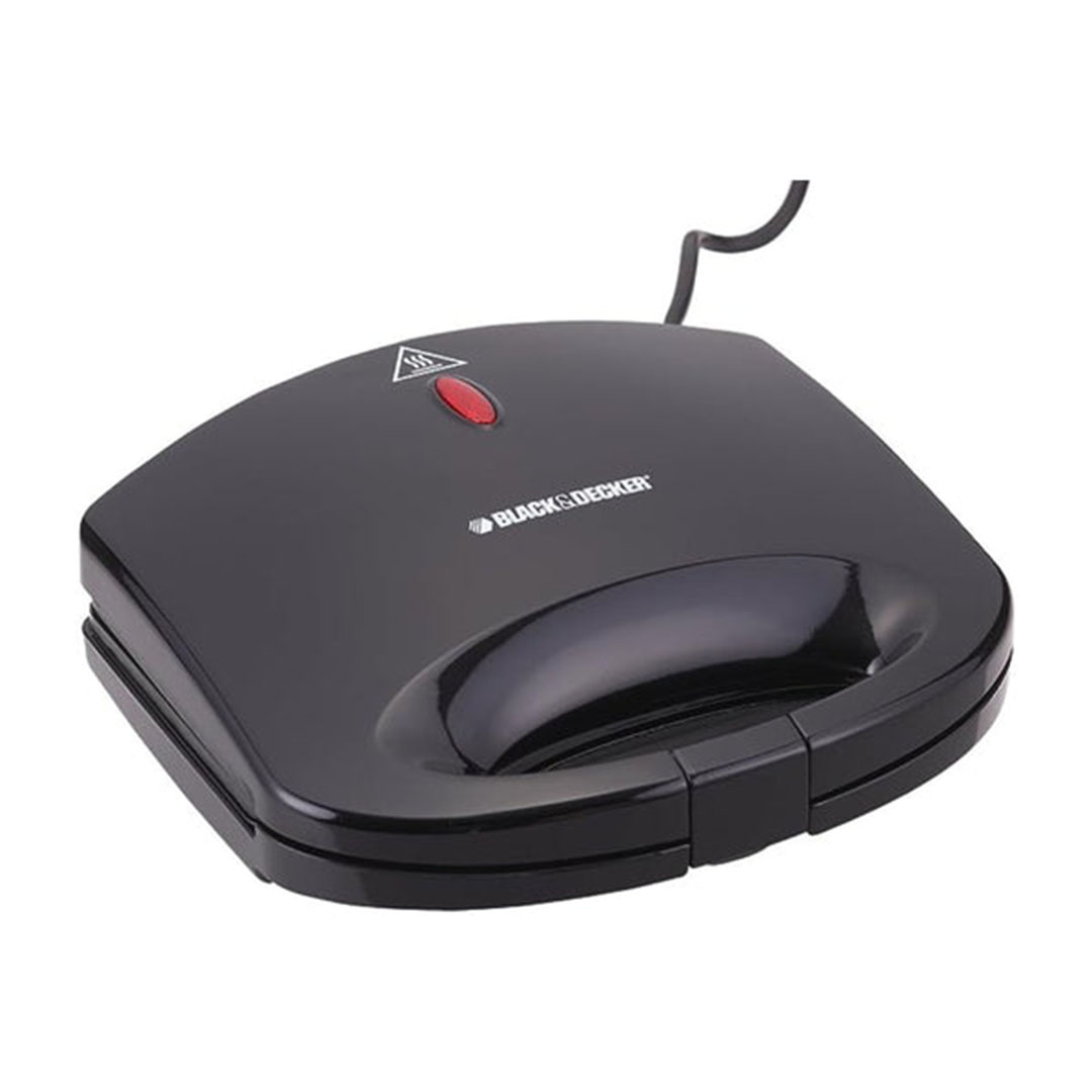 TS1000-B5 ماكينة صنع الساندوتش بلاك أند ديكر - 600 وات - اسود