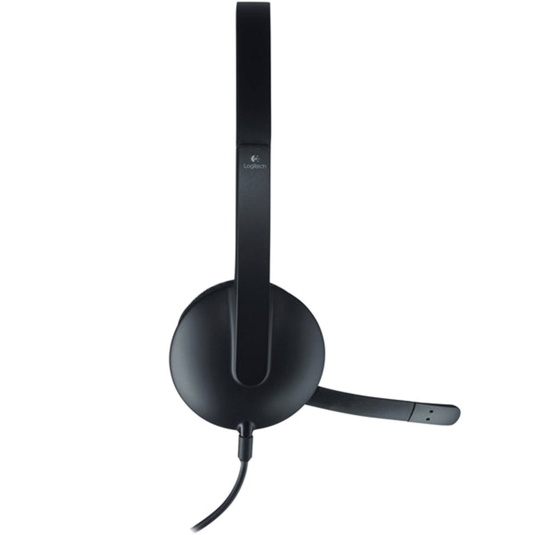 H340 سماعة فوق الرأس سلكية USB - أسود