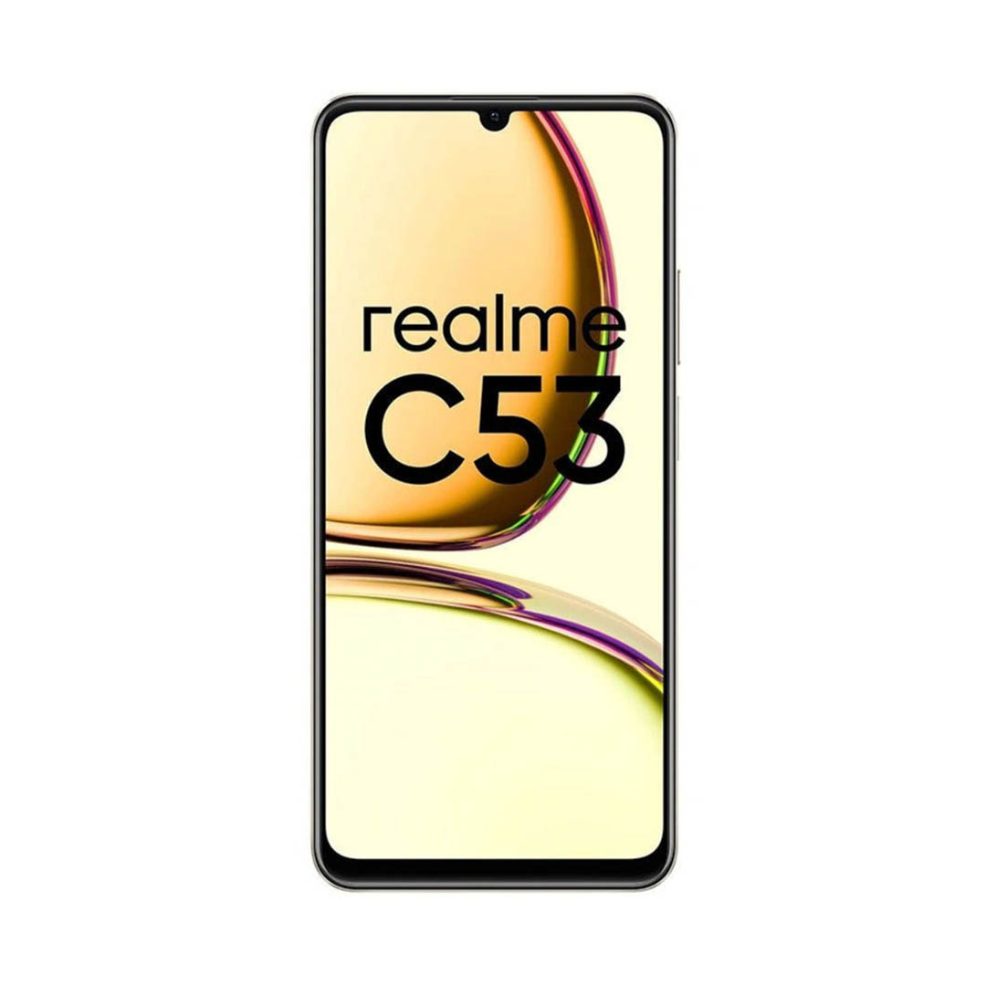 ريلمي C53 موبايل - 128/6 جيجا - شريحتين - 4G - ذهبي - MO660