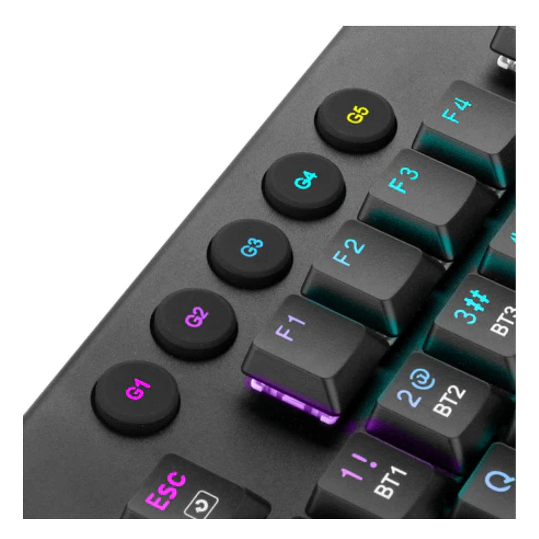 K618 كيبورد العاب لا سلكي - أسود