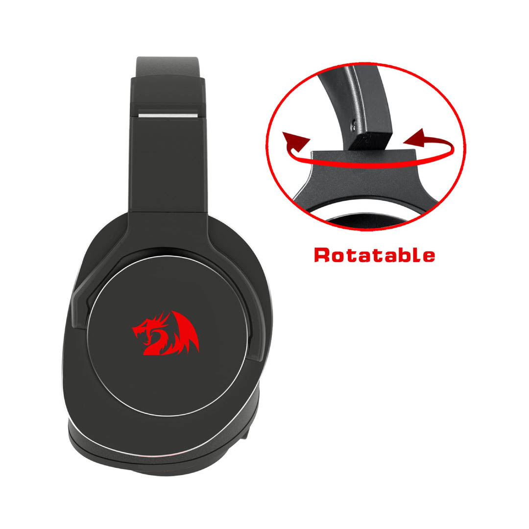 H720 سماعة رأس سلكية للالعاب - أسود