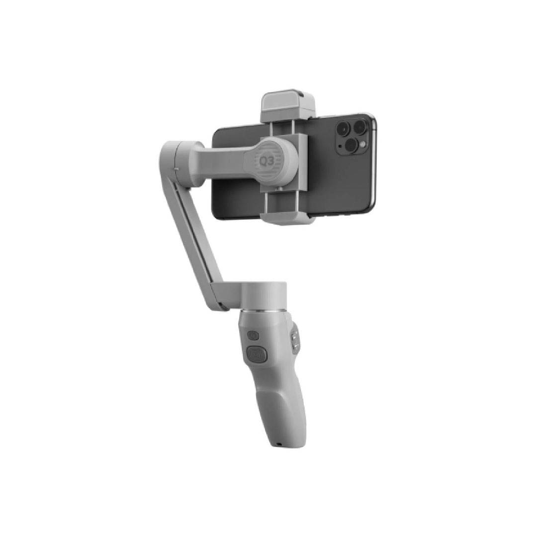 Q3 Combo مثبت هاتف ذكي - رمادي