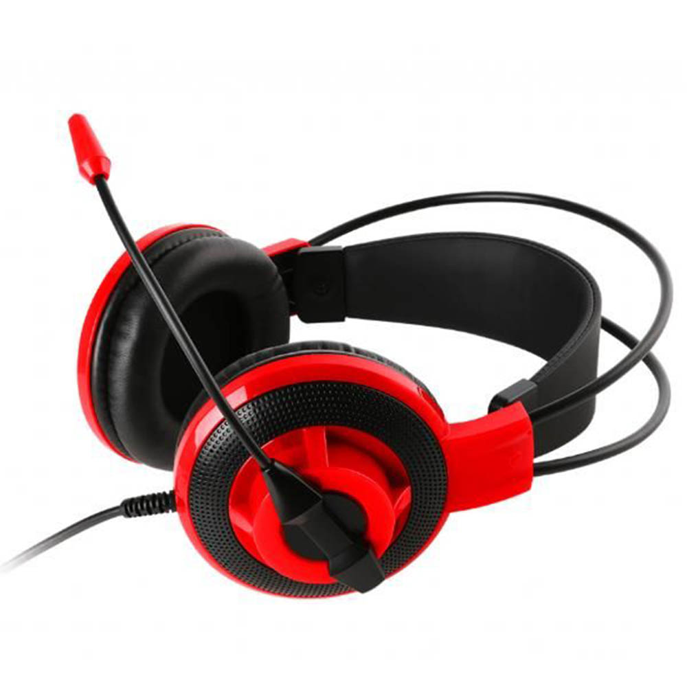 DS501 سماعة الألعاب مع ميكروفون - أسود/أحمر