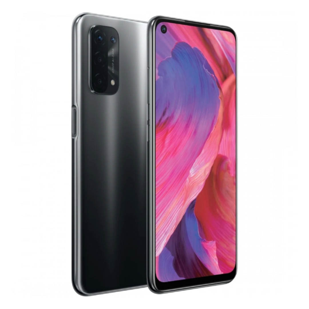 اوبو A74 موبايل - 128/6 جيجا - شريحتين - 5G - أسود