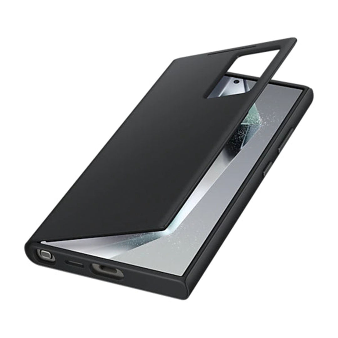 جراب سيليكون سمارت لسامسونج جالاكسي الترا S24 - أسود