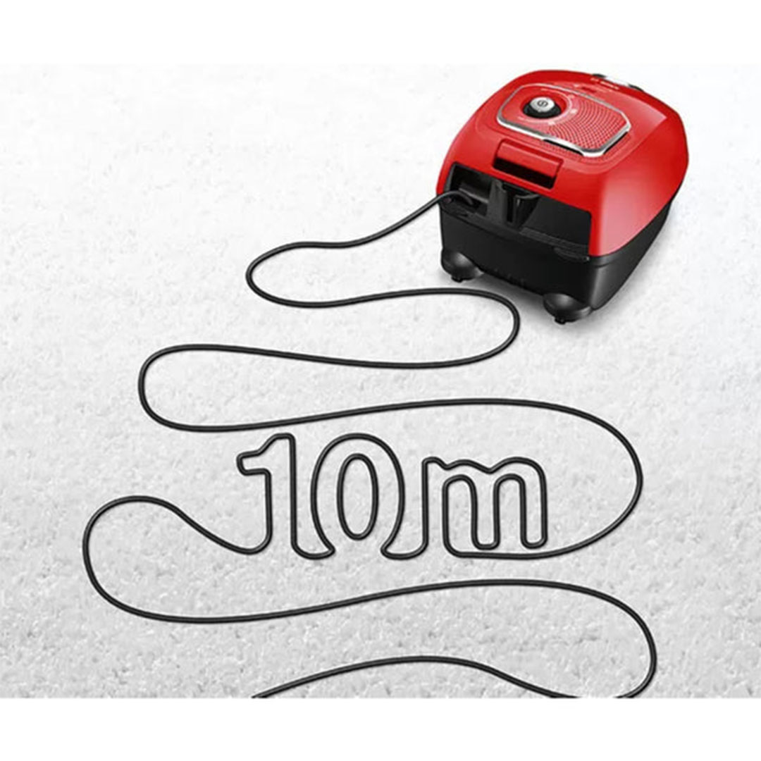 BGBS4PET1 مكنسة كهربائية - احمر - 600 وات