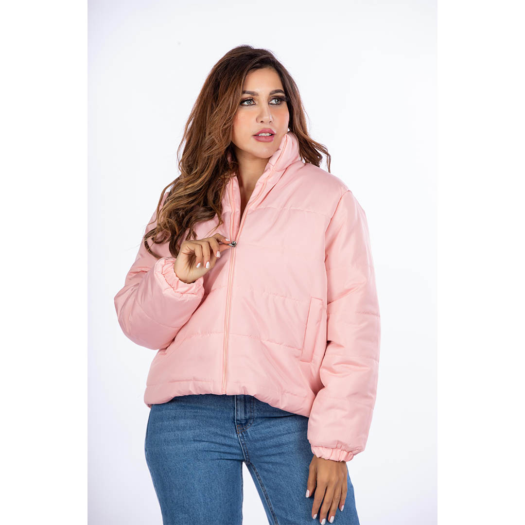 جاكيت بامب حريمي مقاوم للمياه - نود