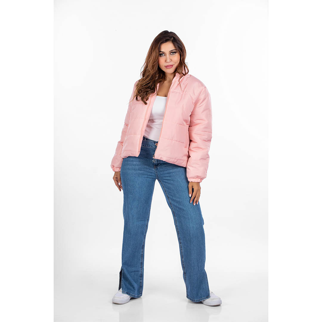 جاكيت بامب حريمي مقاوم للمياه - نود