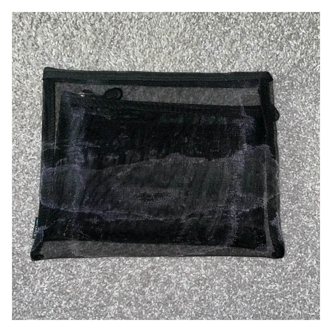 شنط مكياج - 3 قطع - أسود