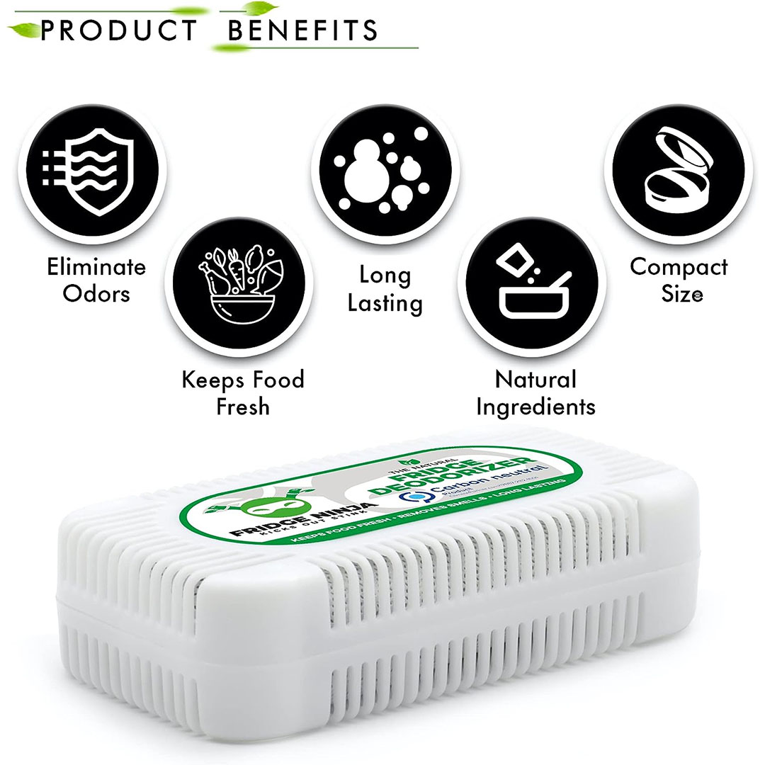 مزيل الروائح للثلاجة - 2 قطعة