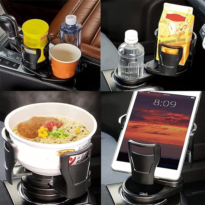 حامل اكواب سيارة - أسود