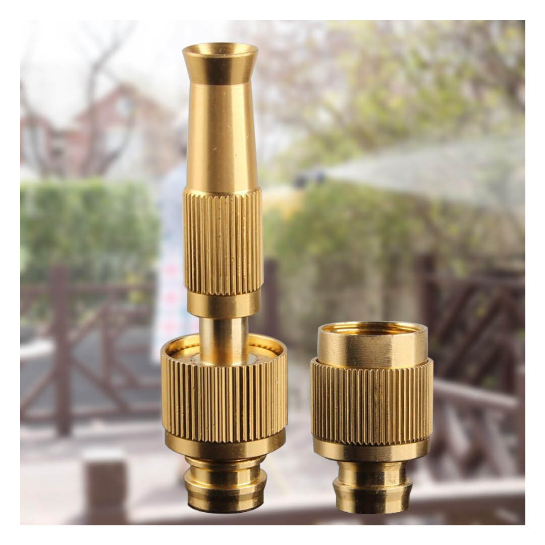 وصلة خرطوم نحاس - ذهبي