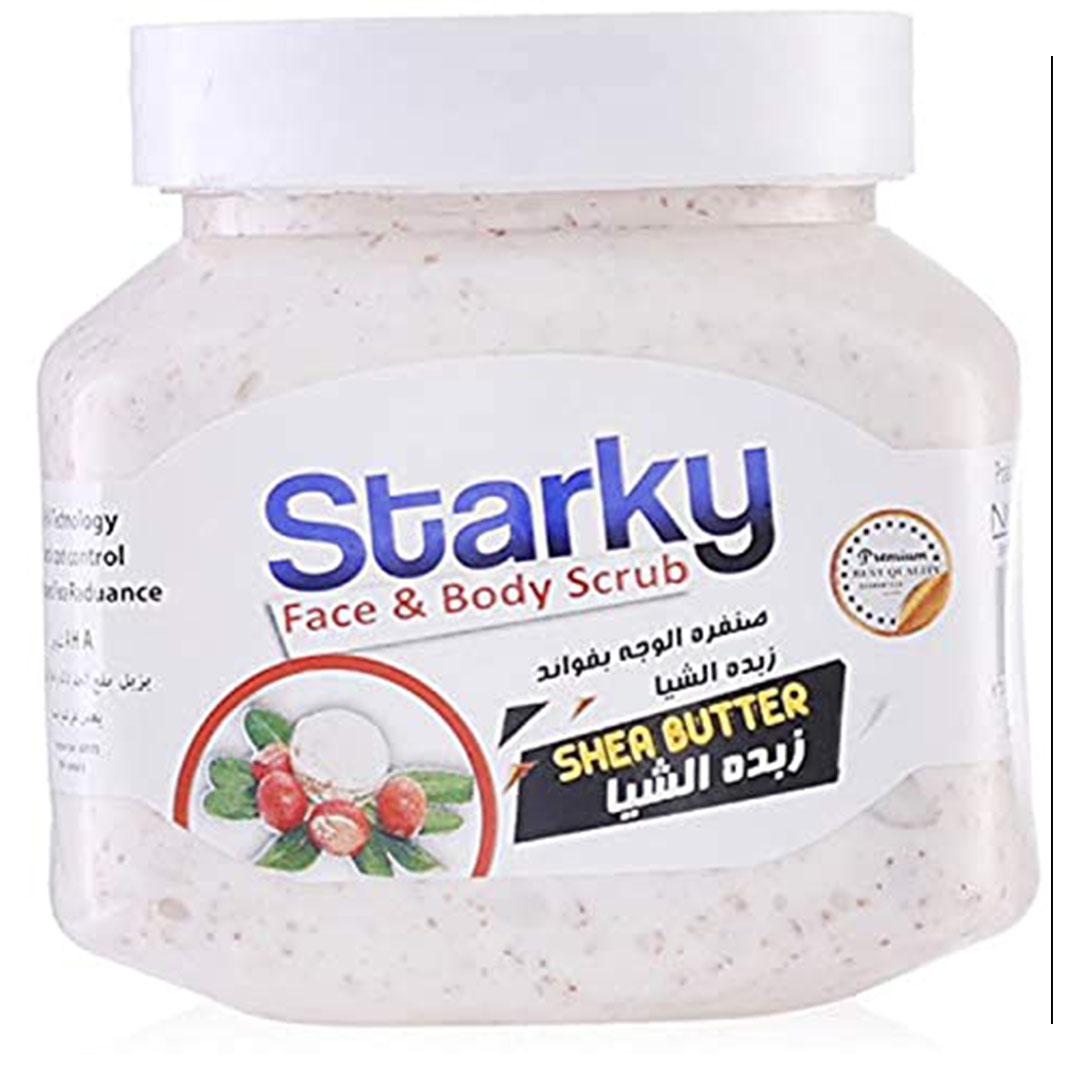مقشر للوجه والجسم بزبدة الشيا من ستاركي  - 300 مللي