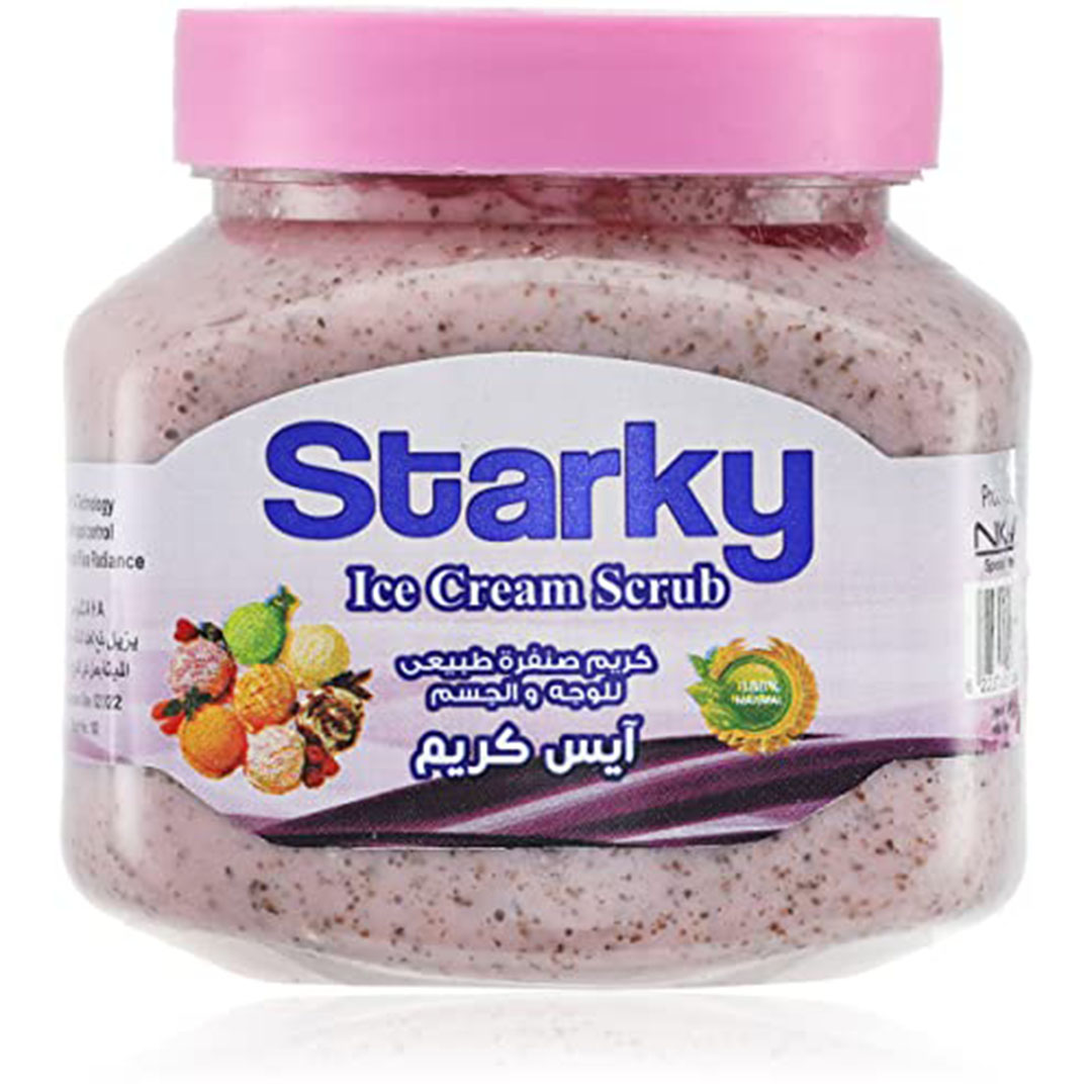 مقشر طبيعي بالايس كريم للوجه والجسم من ستاركي - 300 مل