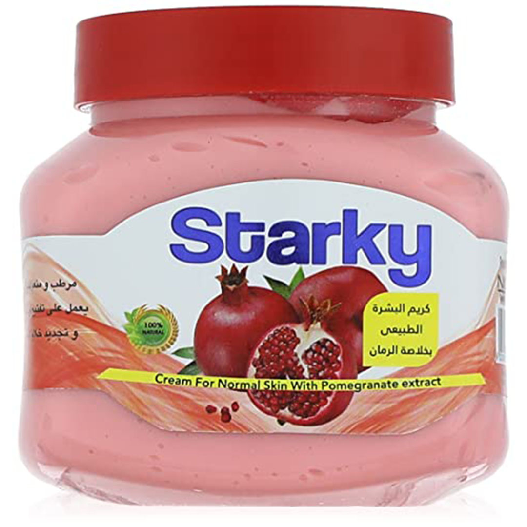 كريم طبيعي للبشرة بالرمان من ستاركي، سعة - 300 مل