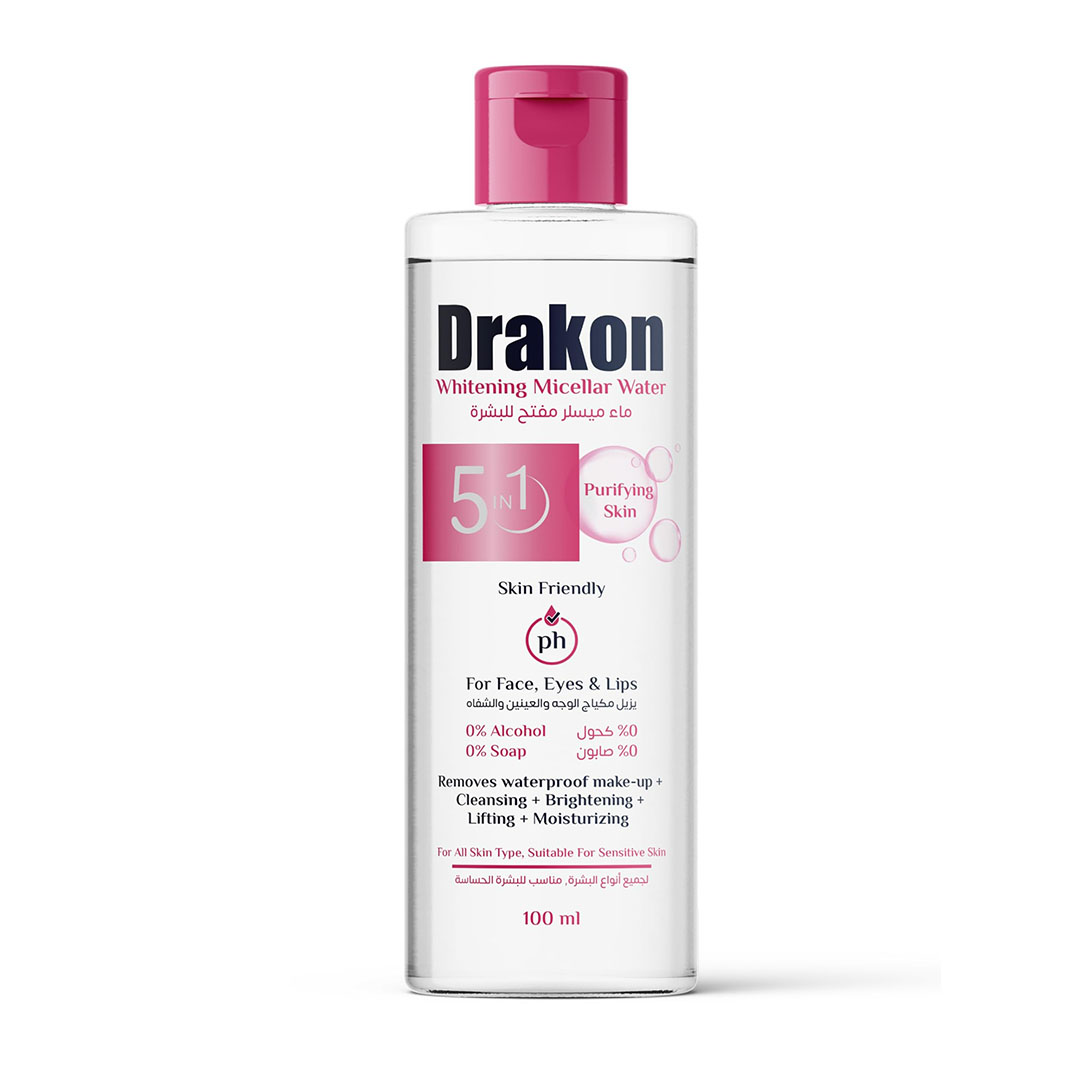 ماء ميسيلار مفتح للبشرة من دراكون - 100 مل