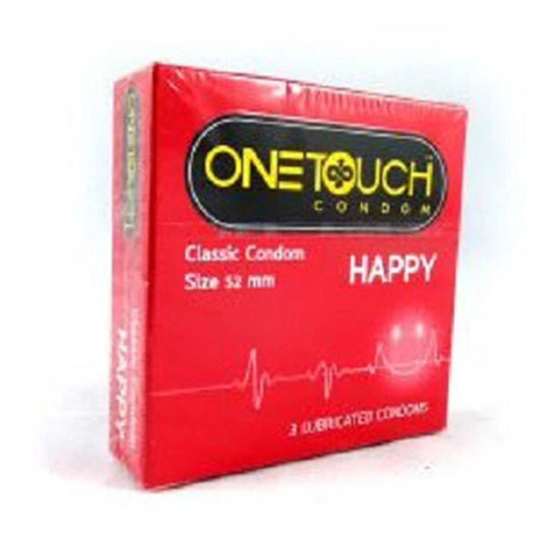 وان تاتش واقي ذكري هابي - عبوة واحدة - 3 قطع