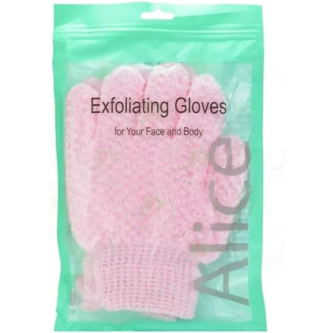 قفازات تقشير الجسم من اليس - بينك