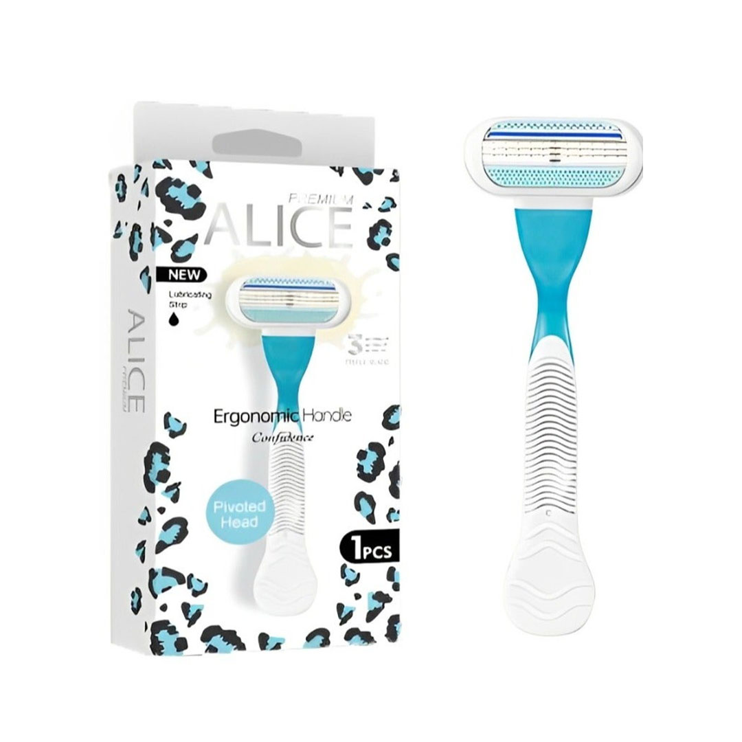 أليس بريميوم 3 شفرات ثلاثية بمقبض مريح