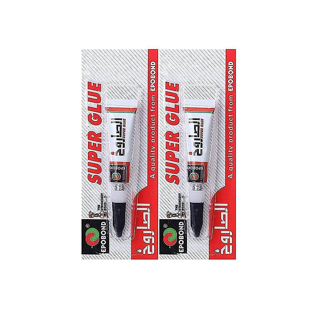 صمغ سوبر جلو لجميع الأسطح - 2 قطعة