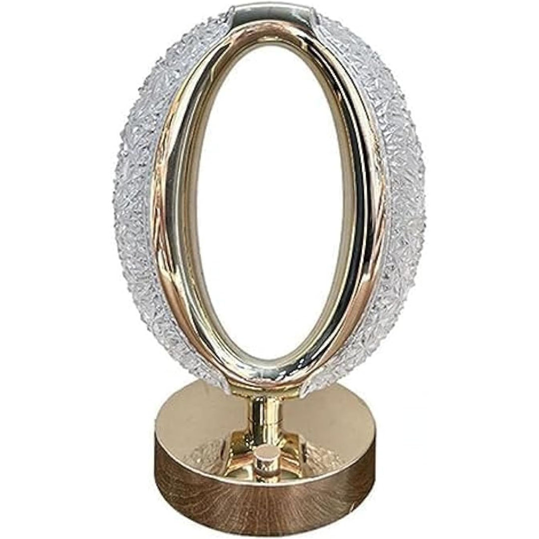 مصباح ليلي كريستال على شكل حلقة