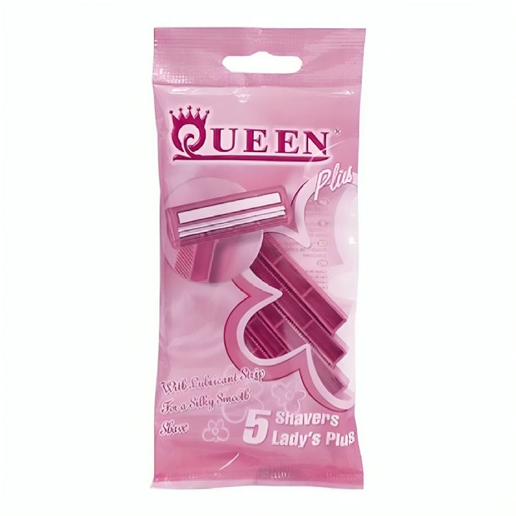 شفرات حلاقة للنساء - 5 قطع - بينك