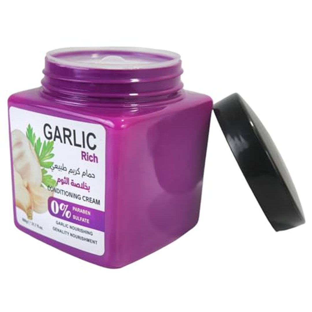 حمام كريم بالثوم للشعر خالي من البارابين والكبريتات من ستاركي - 900 جرام