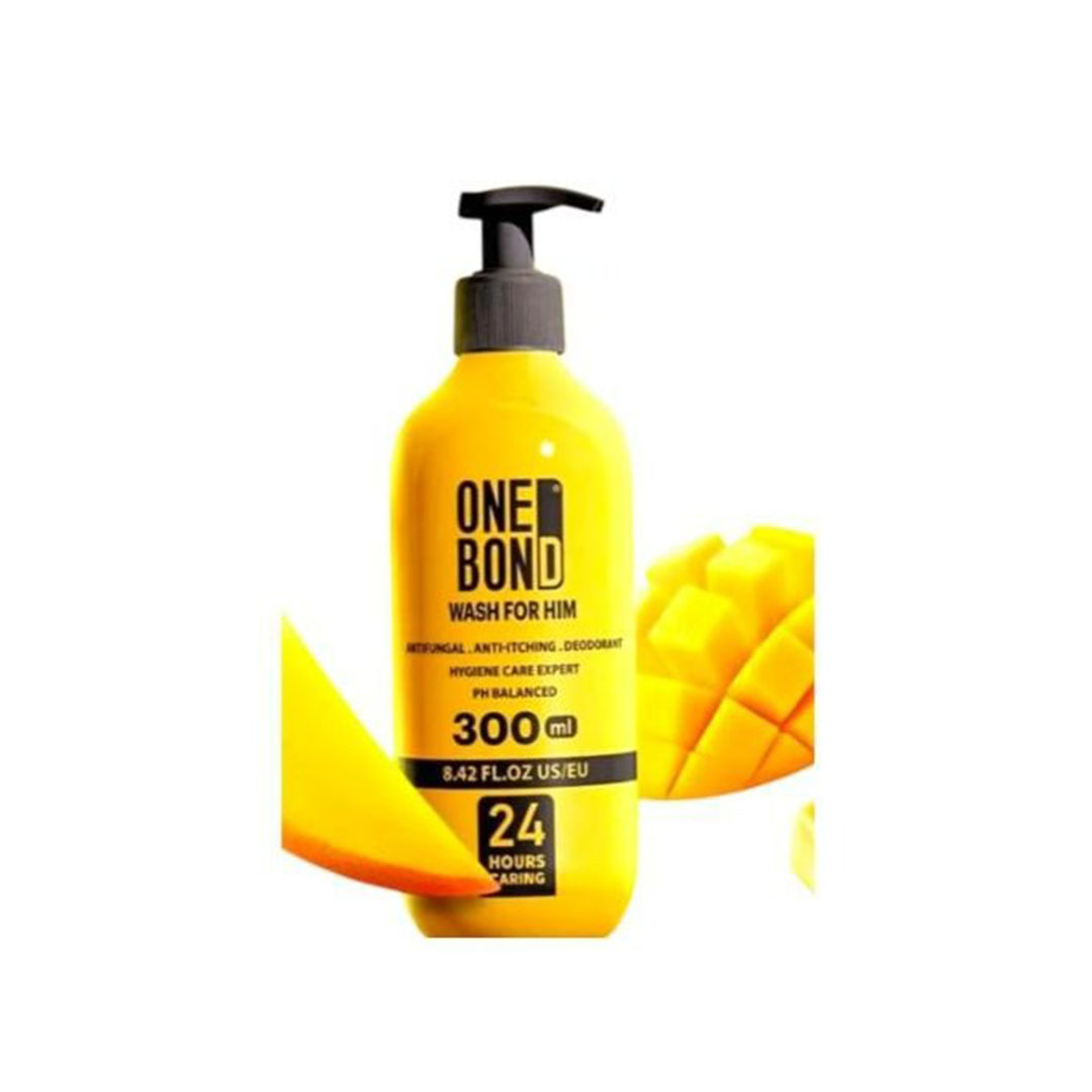 غسول للمناطق الحساسة للرجال برائحة المانجو وان بوند - 300 مل