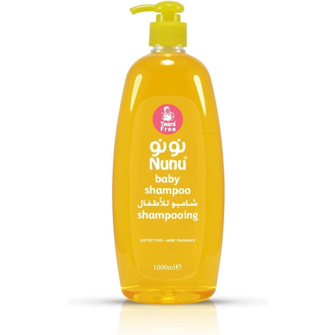 شامبو وجِل استحمام للأطفال من نونو - 1 لتر + 200 مل