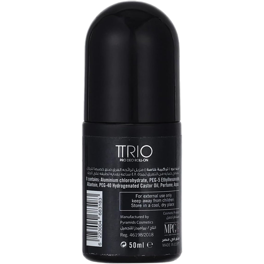 مزيل عرق فريش رول اون للرجال من تريو - 50 مل