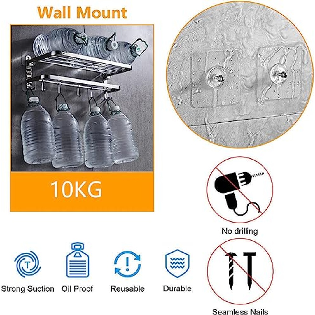 بديل المسمار لتثبيت الأشياء على الجدران بدون حفر - 40 قطعة