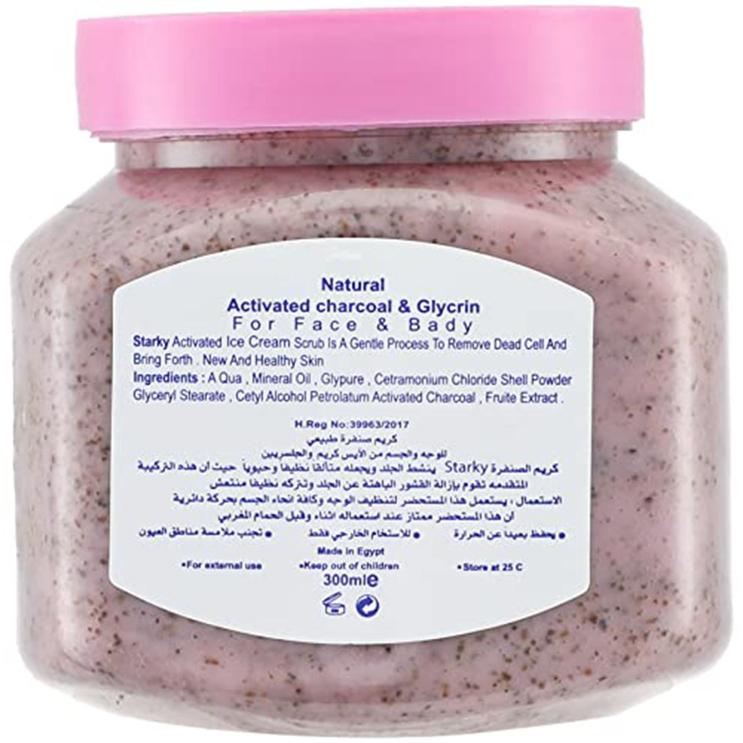 مقشر طبيعي بالايس كريم للوجه والجسم من ستاركي - 300 مل