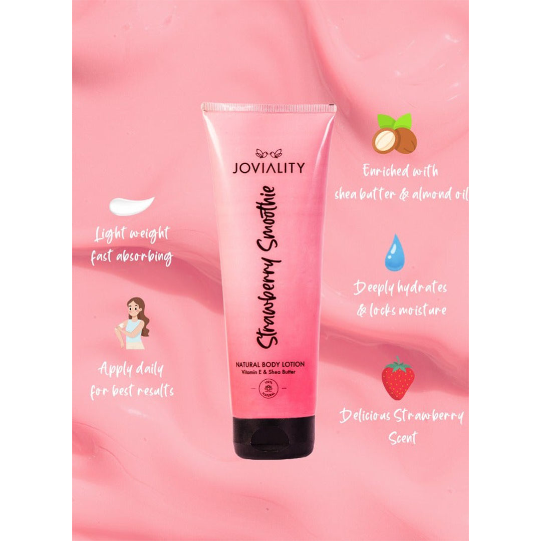 ستروبيري سموثي بادي لوشن من جوفياليتي - 240 مل