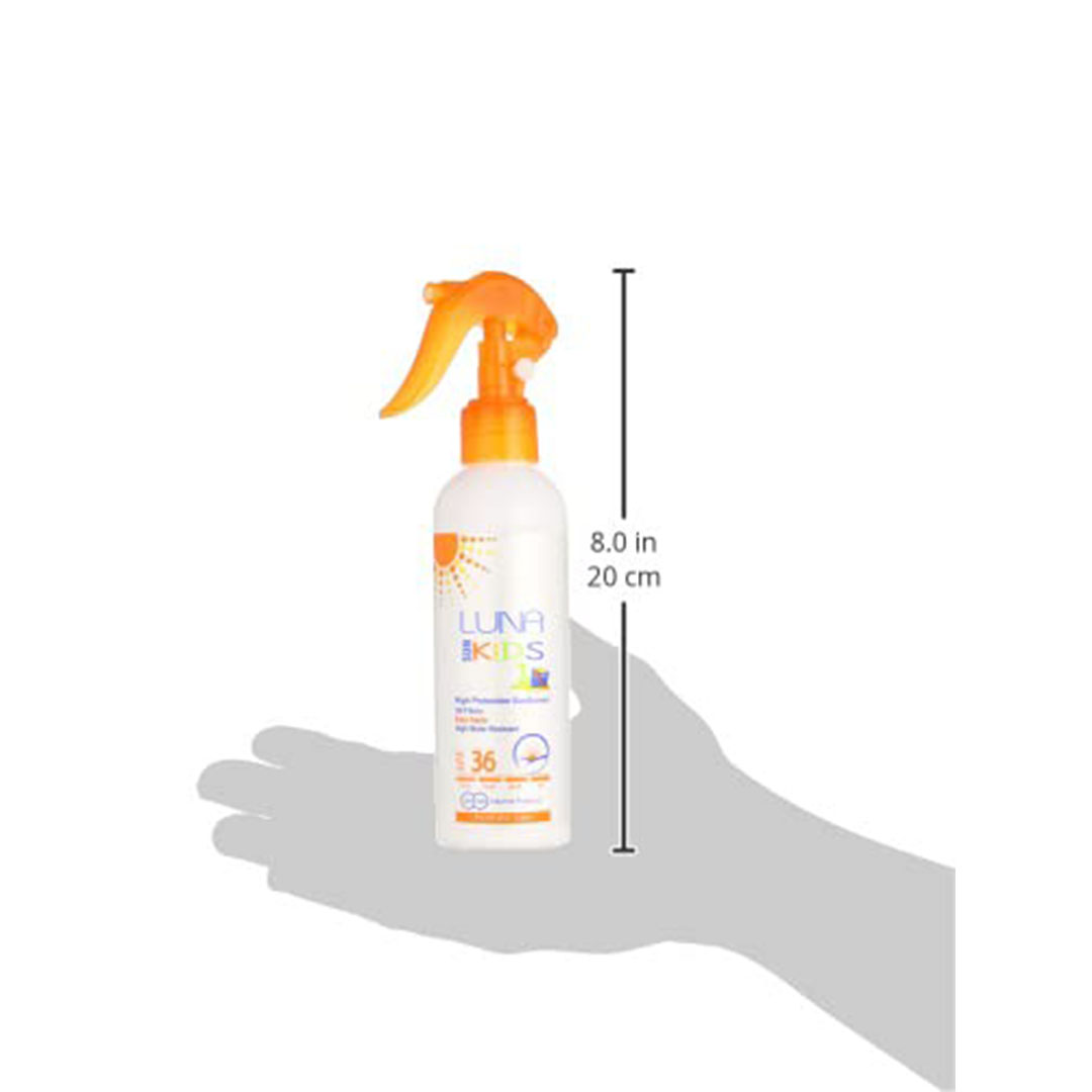 انبوب كريم واقي للشمس للأطفال بعامل حماية 36 من لونا - 165 مل