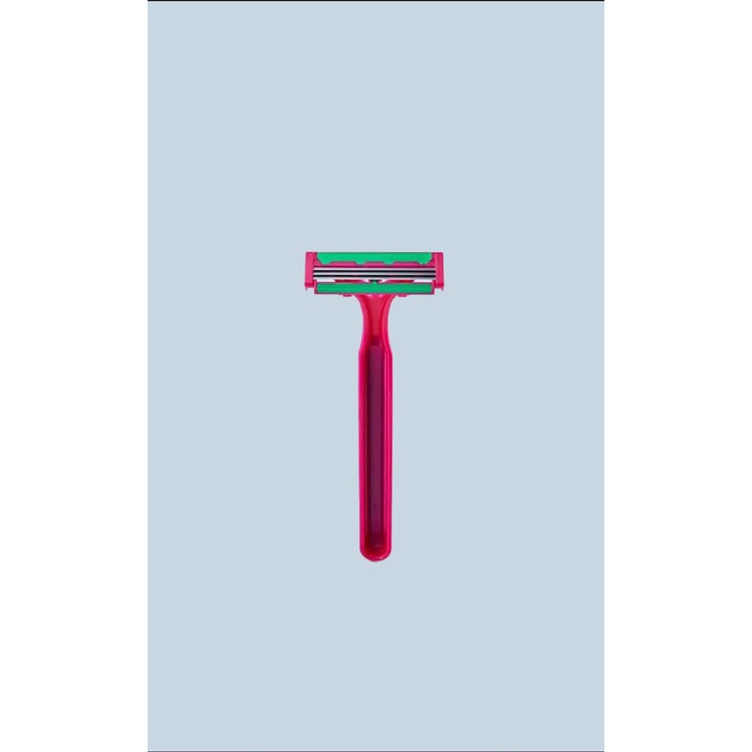 كانلي شفرات حلاقة للنساء برأس متحركة وجل الصبار - 4 قطع