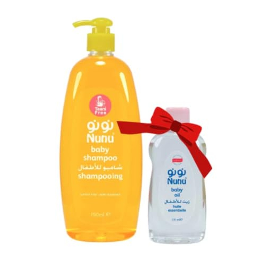 شامبو أطفال من نونو - 750 مل + زيت 100 مل