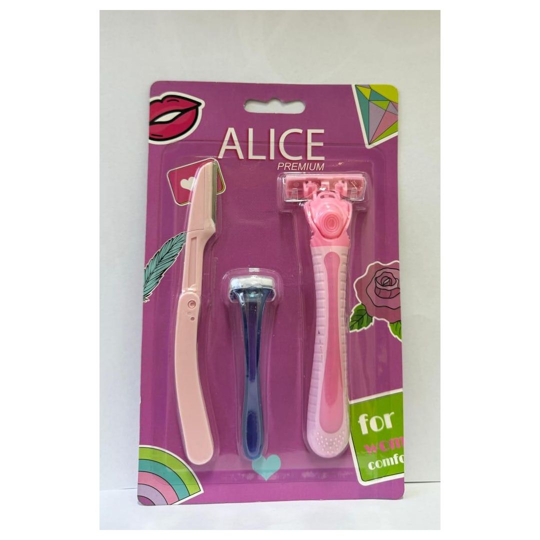 مجموعة شفرات أليس 3*1 لإزالة الشعر لكل الجسم