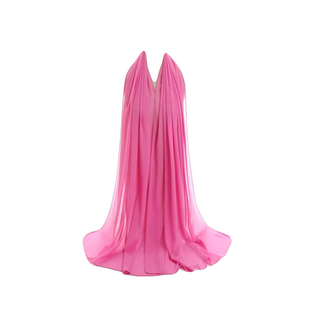 طرحة شيفون كريب سوفت - بينك