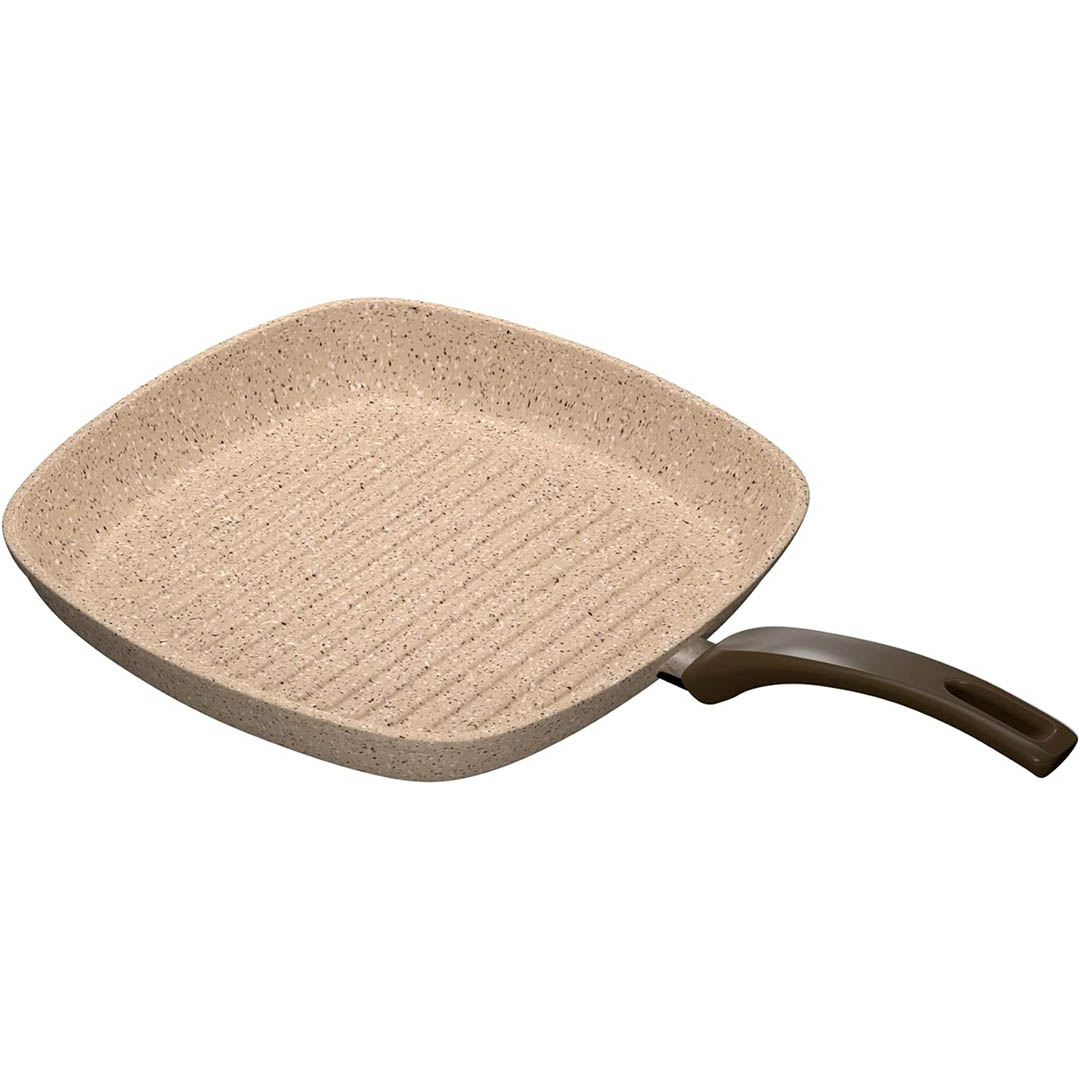 طاسة جريل جرانيت - مقاس 28 - بيج